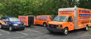 Commercial Property Damage Restoration Vehicles