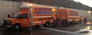 Water Damage and Mold Restoration Vehicle